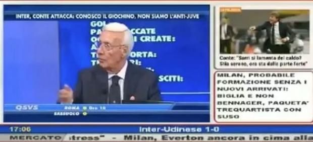 El comentarista italiano Luciano Passirani, despedido 