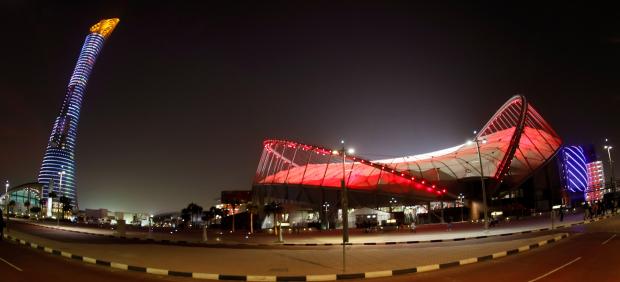 El Estadio Jalifa de Doha (Catar) que acoge el Mundial de atletismo