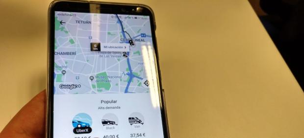 Aplicación de UBER