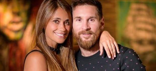 Messi y Antonela