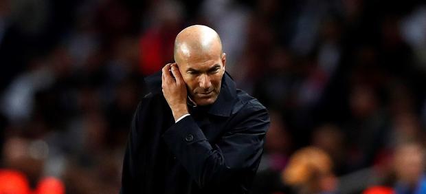 Zidane, cabizbajo
