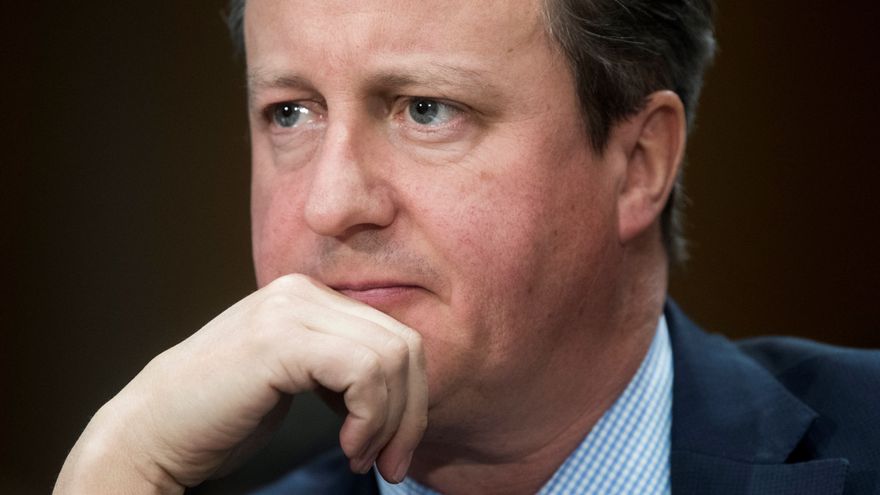 David Cameron, acusado de presionar al Gobierno británico para facilitar fondos a una empresa que quebró