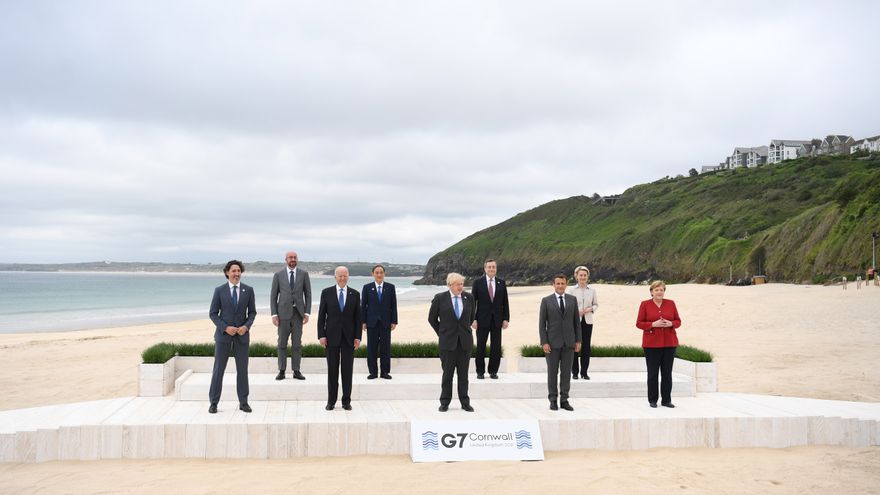 El G7 se compromete con los impuestos a las multinacionales, las emisiones cero para 2050 y lanza mensajes a China y Rusia