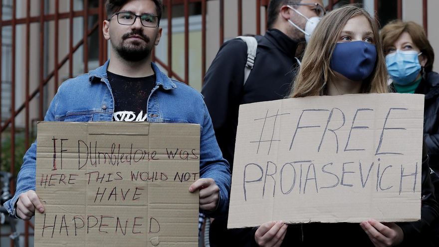 La justicia bielorrusa concede la prisión domiciliaria al opositor Protasévich