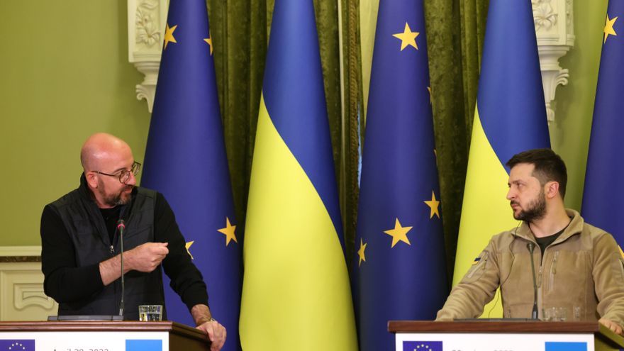 El presidente del Consejo Europeo, ante Zelenski: “Haremos todo lo posible para que Ucrania gane la guerra”