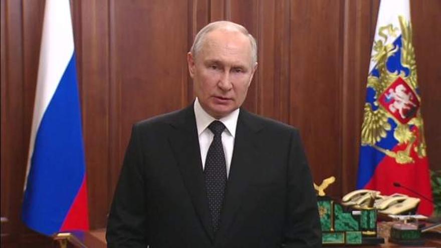 Putin dice que la rebelión del jefe de Wagner es una 