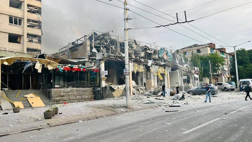 Rusia bombardea una pizzería en la ciudad ucraniana de Kramatorsk