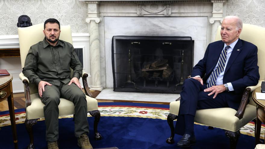 Zelenski pide al Congreso de EEUU que supere sus divisiones y desbloquee 24.000 millones en ayuda militar