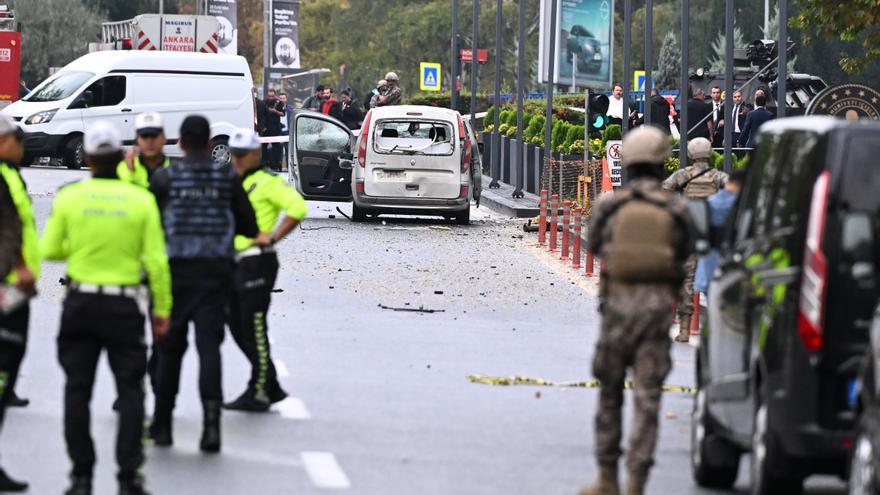 Dos terroristas muertos en un atentado a las puertas del Ministerio del Interior turco, en Ankara