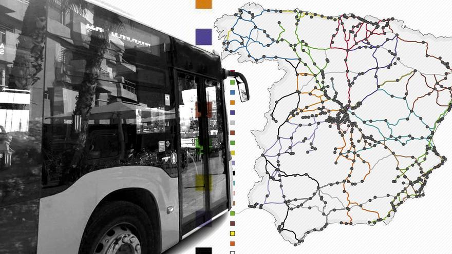 El nuevo mapa para acabar con concesiones centenarias de líneas de autobuses queda en el limbo