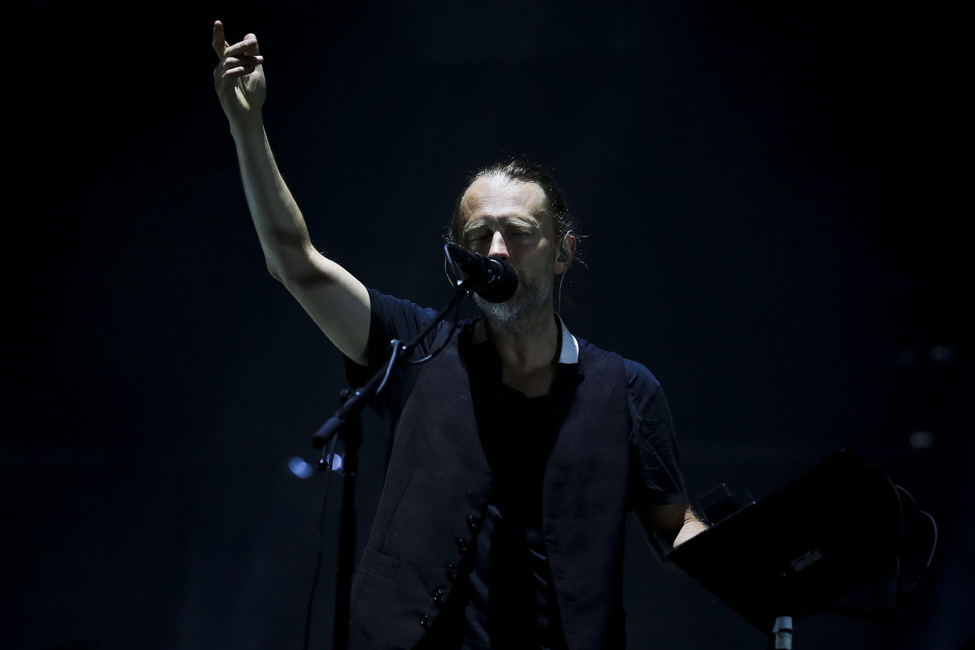 Thom Yorke en el Alive Festival de Oeiras (Portugal)