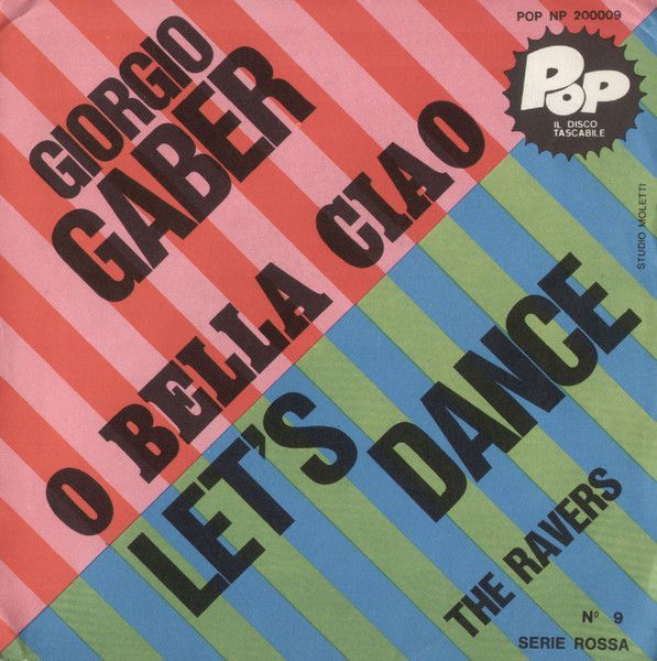 El disco de 'O bella ciao' de Giorgio Gaber de 1966