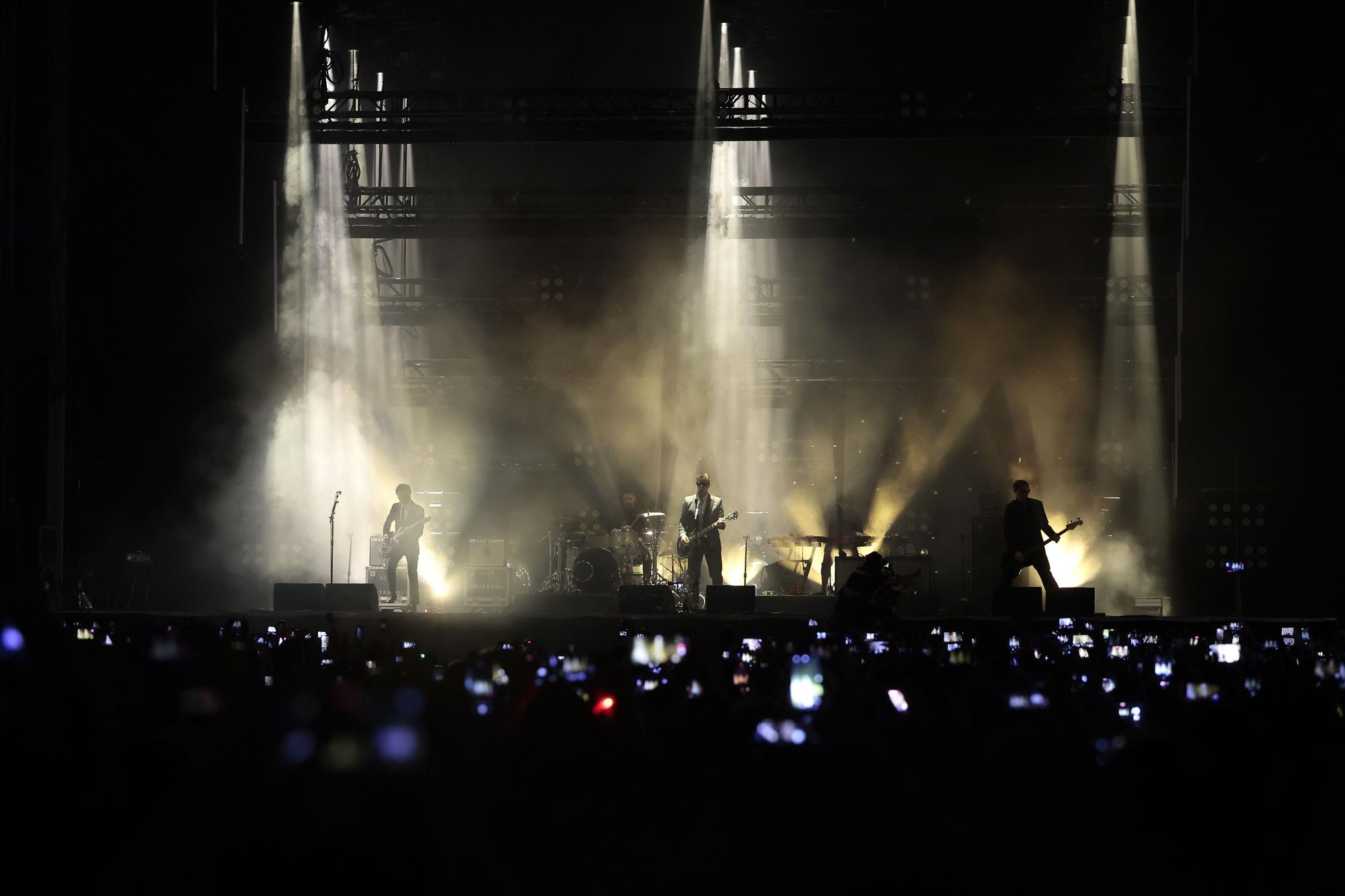 Interpol en el Zócalo de la Ciudad de México en abril de 2024