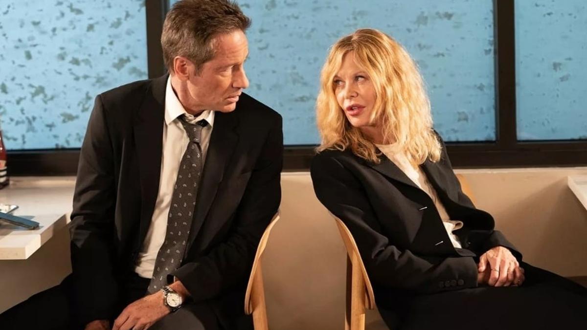 David Duchovny y Meg Ryan en 'Lo que sucede después'