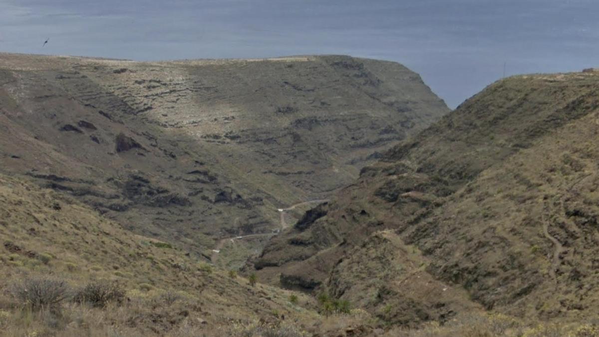 Barranco La Negra, en La Gomera.