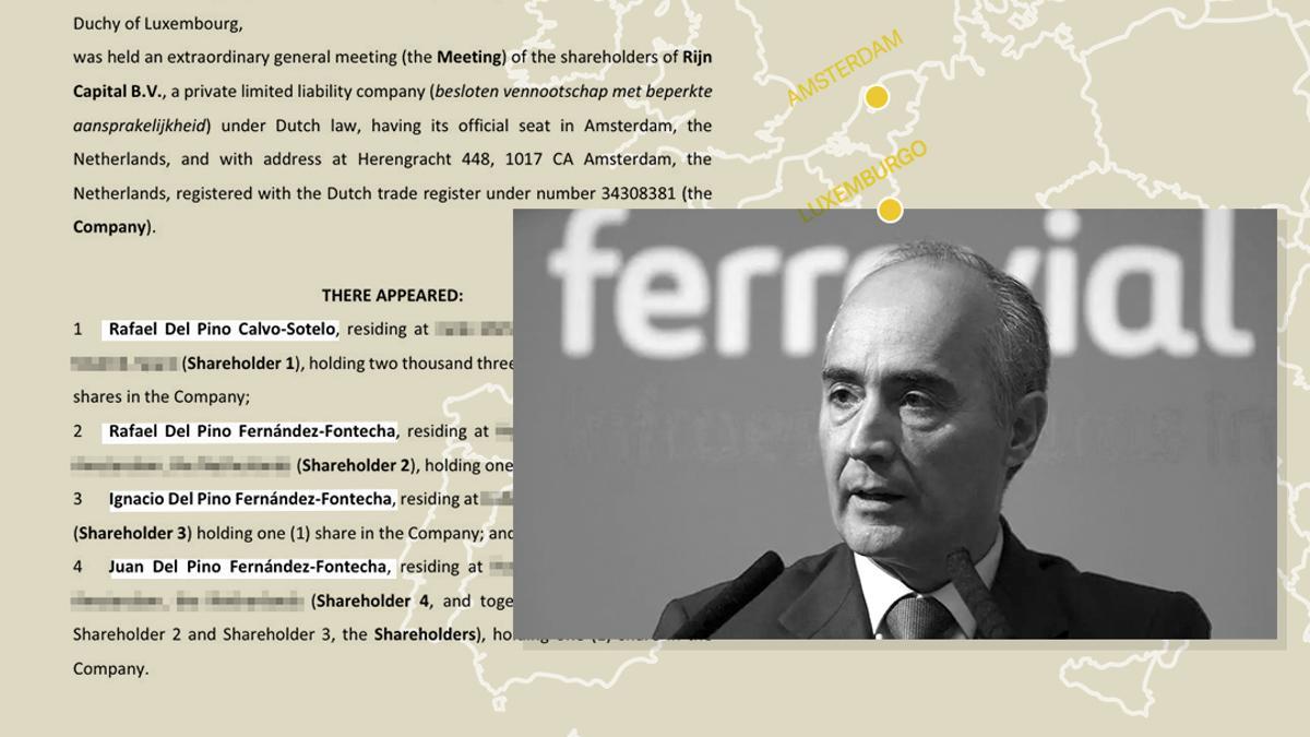 Rafael del Pino saca ahora de Países Bajos la patrimonial con la que controla el 21% de Ferrovial