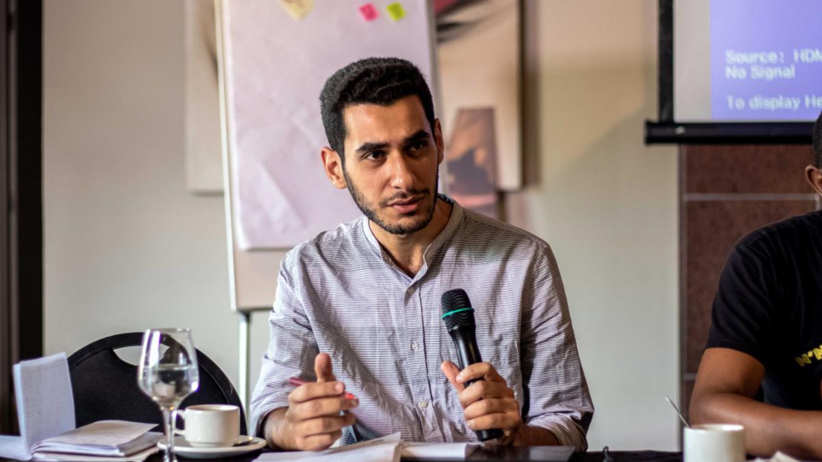 Muhammad Shehada, periodista palestino: 
