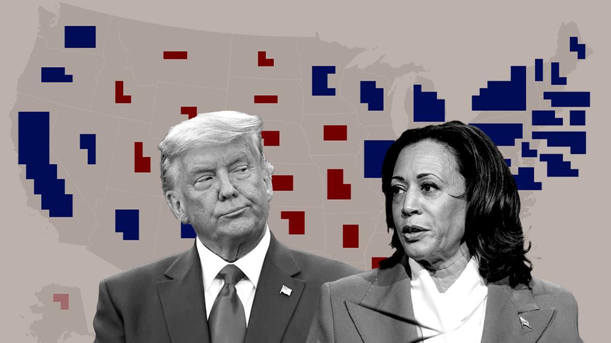 Así van las encuestas en EEUU: muy pocos votos separan a Trump y Harris en un pulso reñido a cinco días de las elecciones