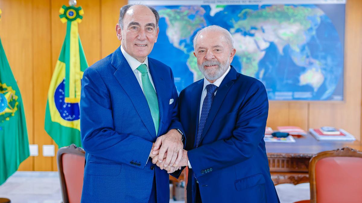 Galán confirma al presidente Lula el compromiso inversor de Iberdrola con Brasil