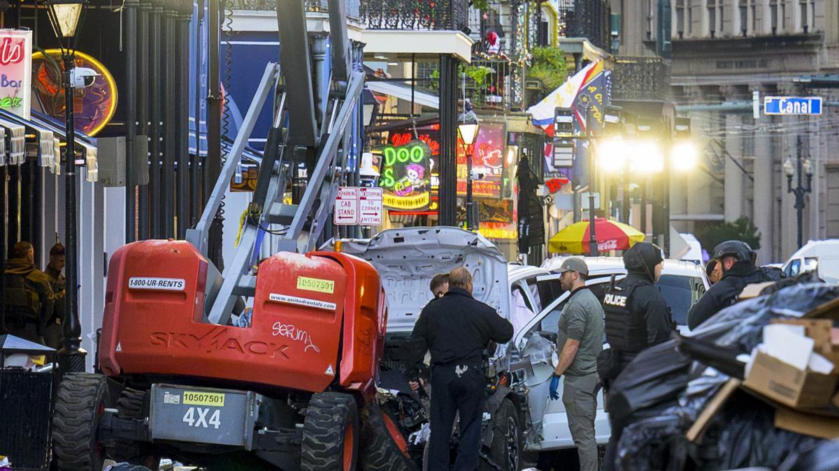 Al menos 10 muertos y 35 heridos por un atropello masivo en Nueva Orleans