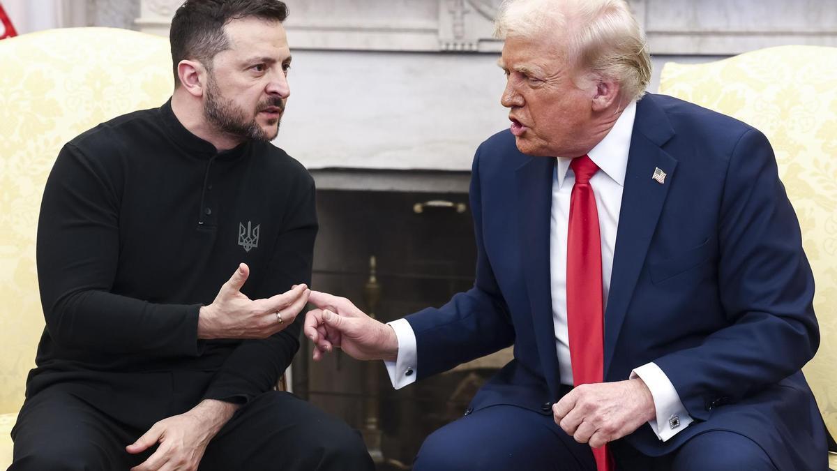 Las negociaciones para la paz en Ucrania saltan por los aires tras una bronca sin precedentes de Trump a Zelenski