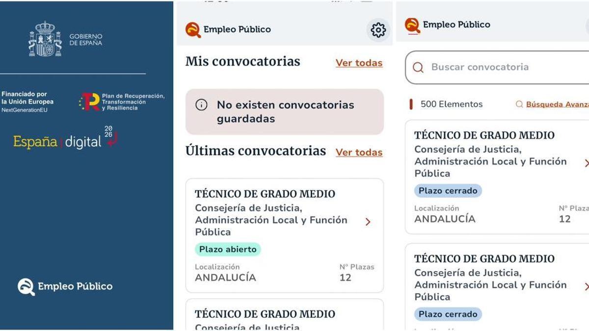 Cómo usar Empleo Público, la nueva app para enterarse de todas las convocatorias de oposiciones