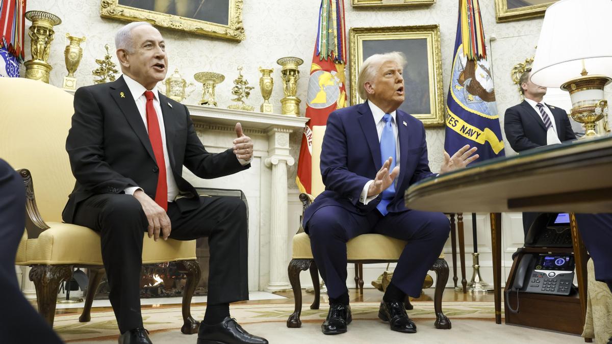 Trump amenaza con romper el alto el fuego en Gaza si Hamás no entrega los rehenes el sábado: “Si no lo hacen, se desatará un infierno”