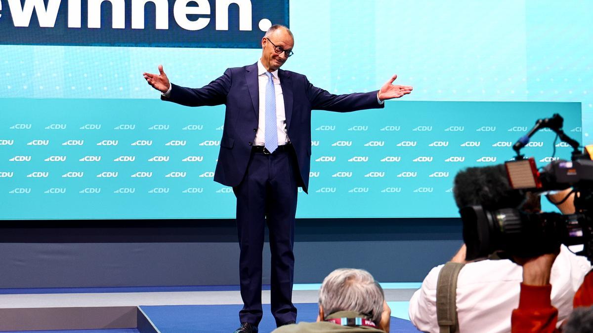 El presidente del partido y facción Unión Demócrata Cristiana (CDU), Friedrich Merz. EFE/EPA/FILIP CANTANTE