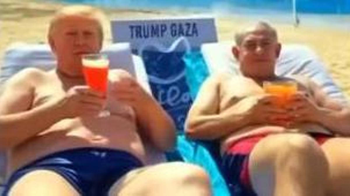 Rascacielos, casinos y lluvia de billetes: el sueño de Trump para Gaza en un vídeo compartido en sus redes sociales