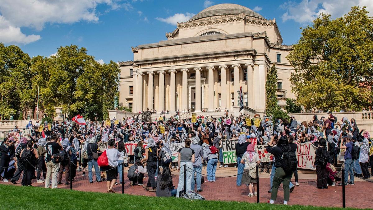 Las autoridades antiinmigración de EEUU arrestan a un activista propalestino en la Universidad de Columbia