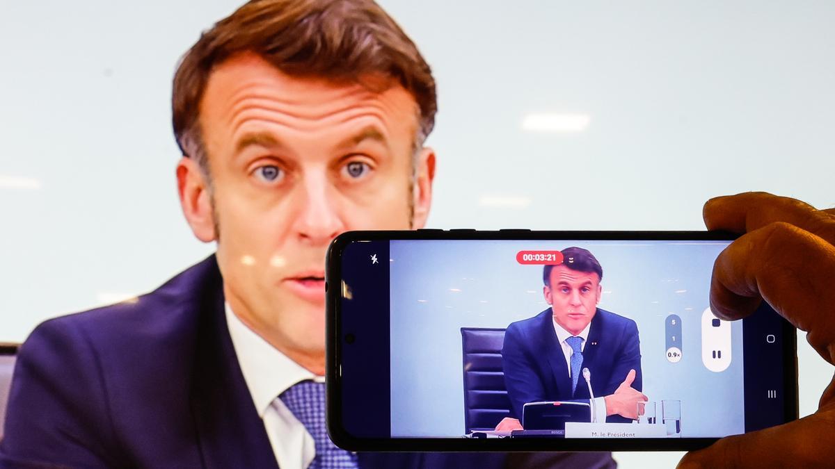 Macron, sobre las negociaciones en Ucrania: 