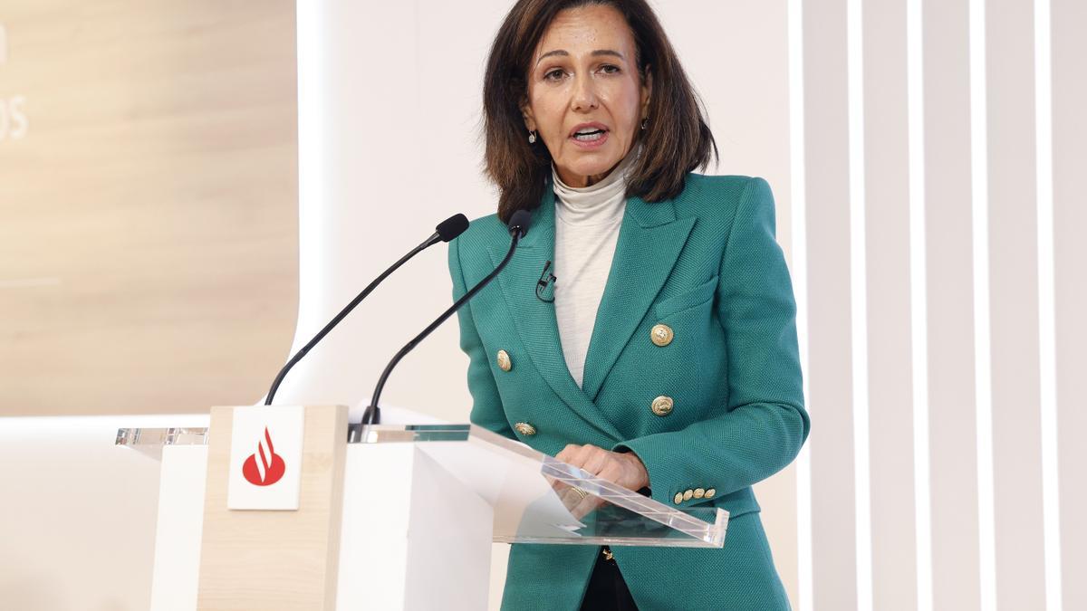 Imagen de archivo de la presidenta del Banco Santander, Ana Botín. EFE/ J.P. Gandul