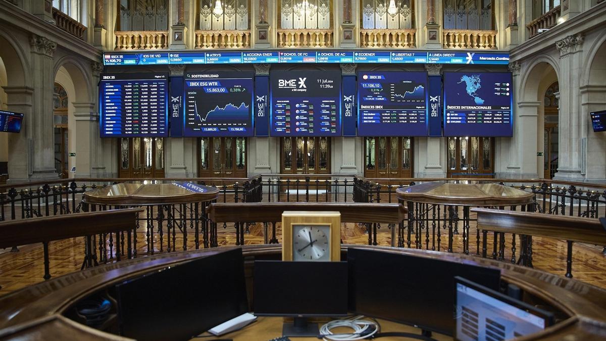 El Ibex 35 abre en positivo, pero continúa por debajo de los 12.000 puntos