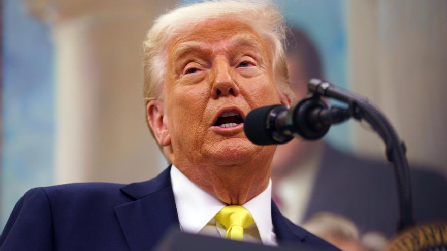 Fotografía de archivo del presidente de EE.UU., Donald Trump. EFE/EPA/WILL OLIVER / POOL