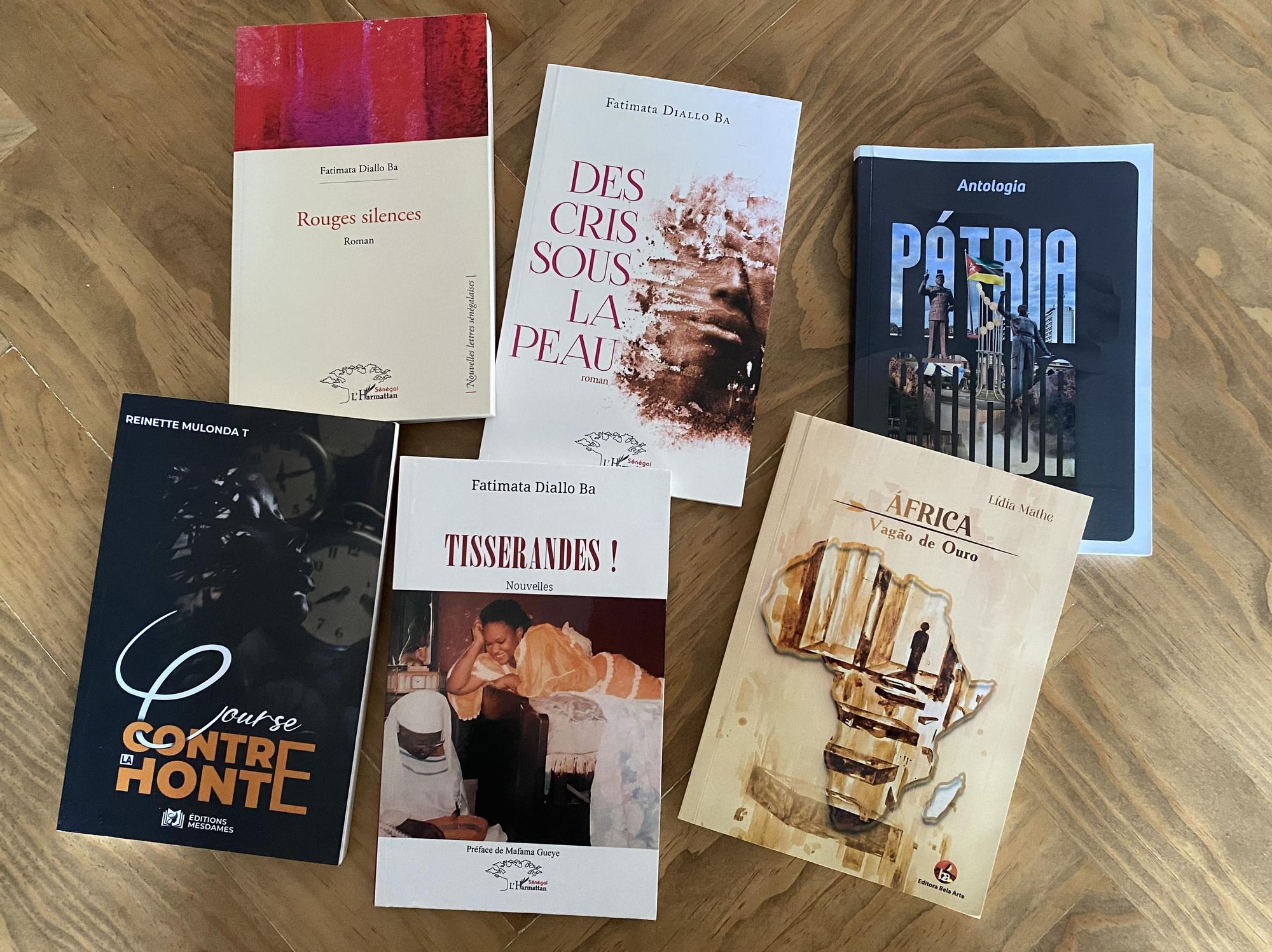 Libros de algunas de las autoras entrevistadas.