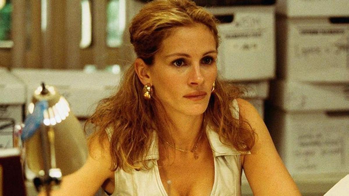 Julia Roberts como Erin Brockovich en la película de Steven Soderbergh