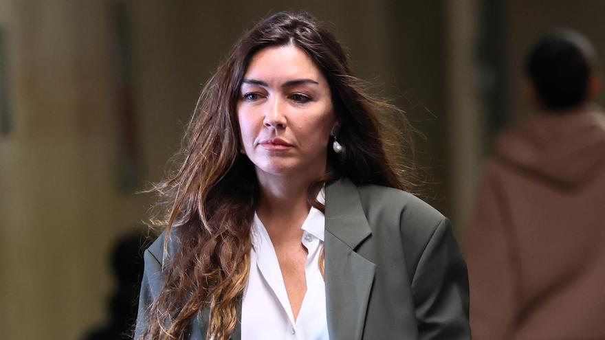 Mimi Haley a su llegada al juicio contra Harvey Weinstein, el 1 de mayo
